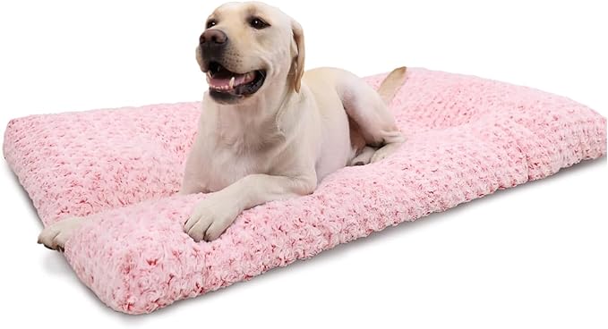 Plush Winter Pet Bed – Soft, Bite-Resistant Dog & Cat Cushion with Non-Slip Base