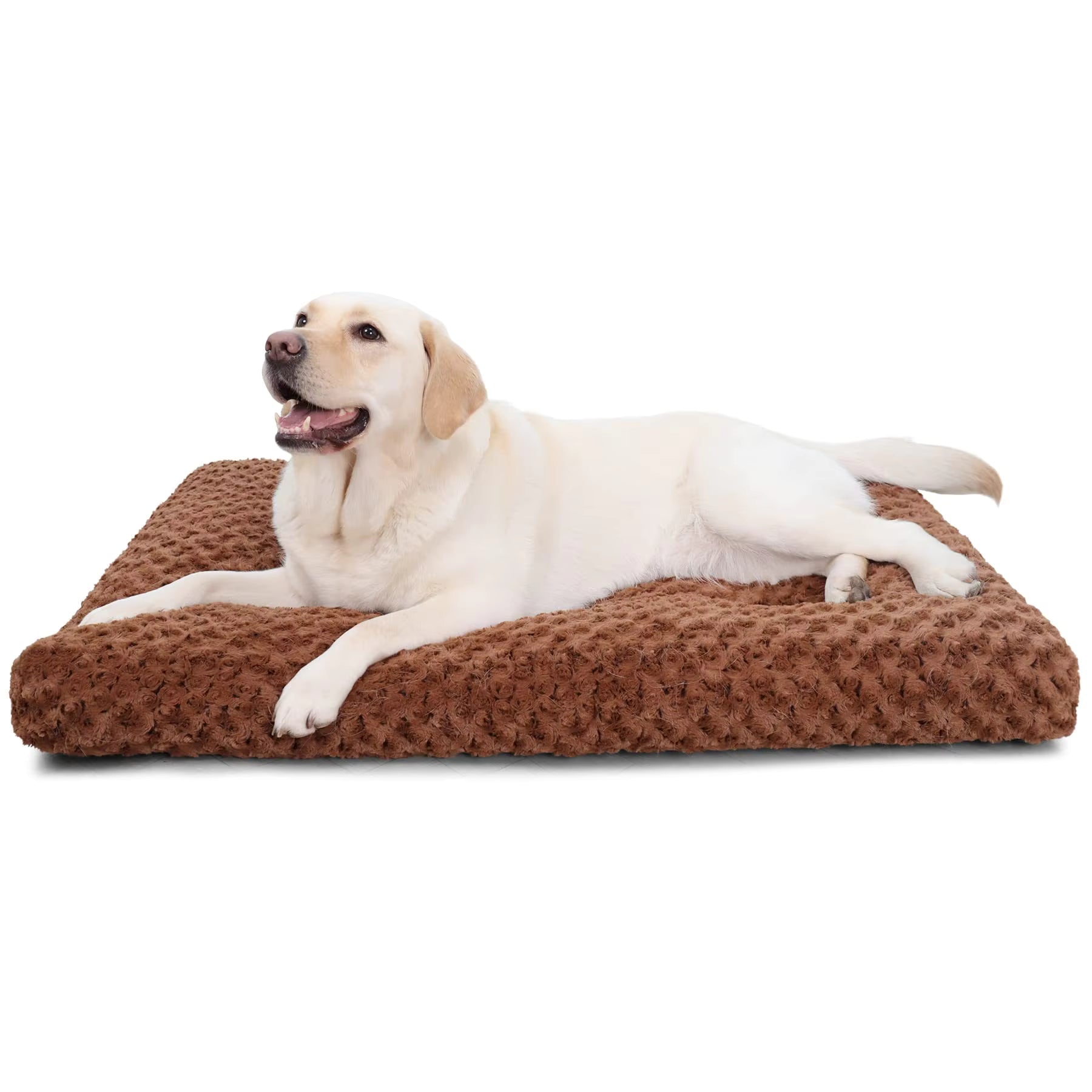 Plush Winter Pet Bed – Soft, Bite-Resistant Dog & Cat Cushion with Non-Slip Base