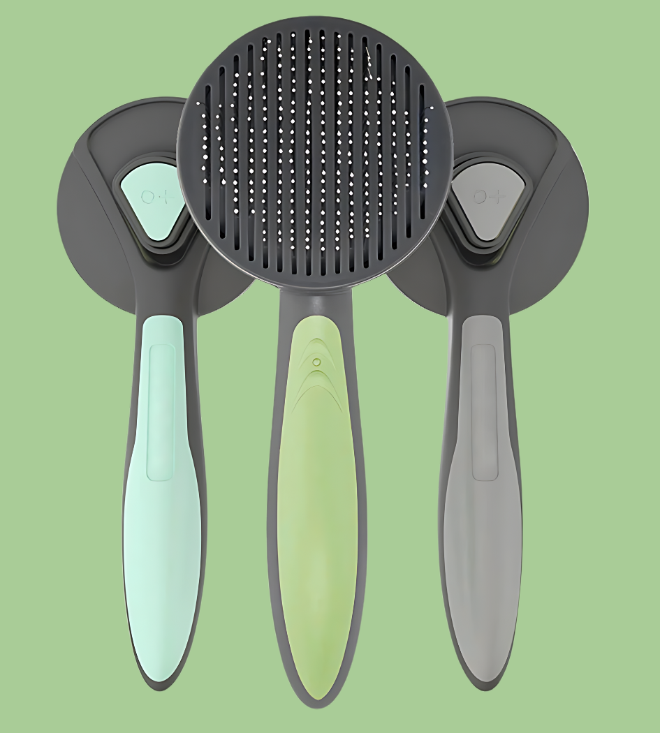 Self-Cleaning Pet Grooming Brush for Cats & Dogs