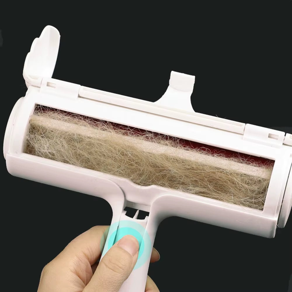 Pet Hair Remover Cat Dog Hair Cleaner Stripped Carpet Hair Sticky Roller Lint Sticking Brush Pets Hair Cleanning Tools Device